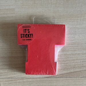 Colorbox “T” Sticky Notes